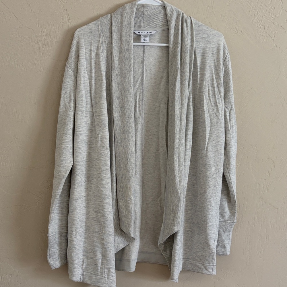 Athleta Light Gray Pranayama Wrap. Never Worn. New without Tags!